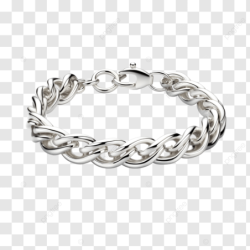 Pulsera plata hombre