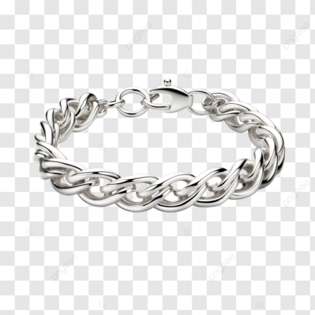Pulsera plata hombre