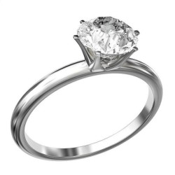 Anillo diamante mujer