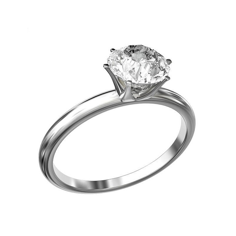 Anillo diamante mujer